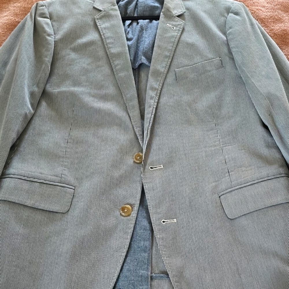Seersucker blazer